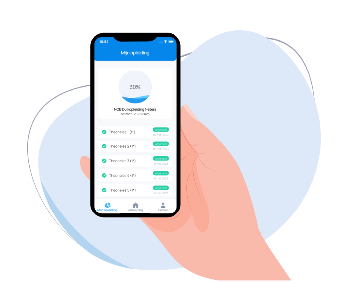 MijnDuikopleiding in de app